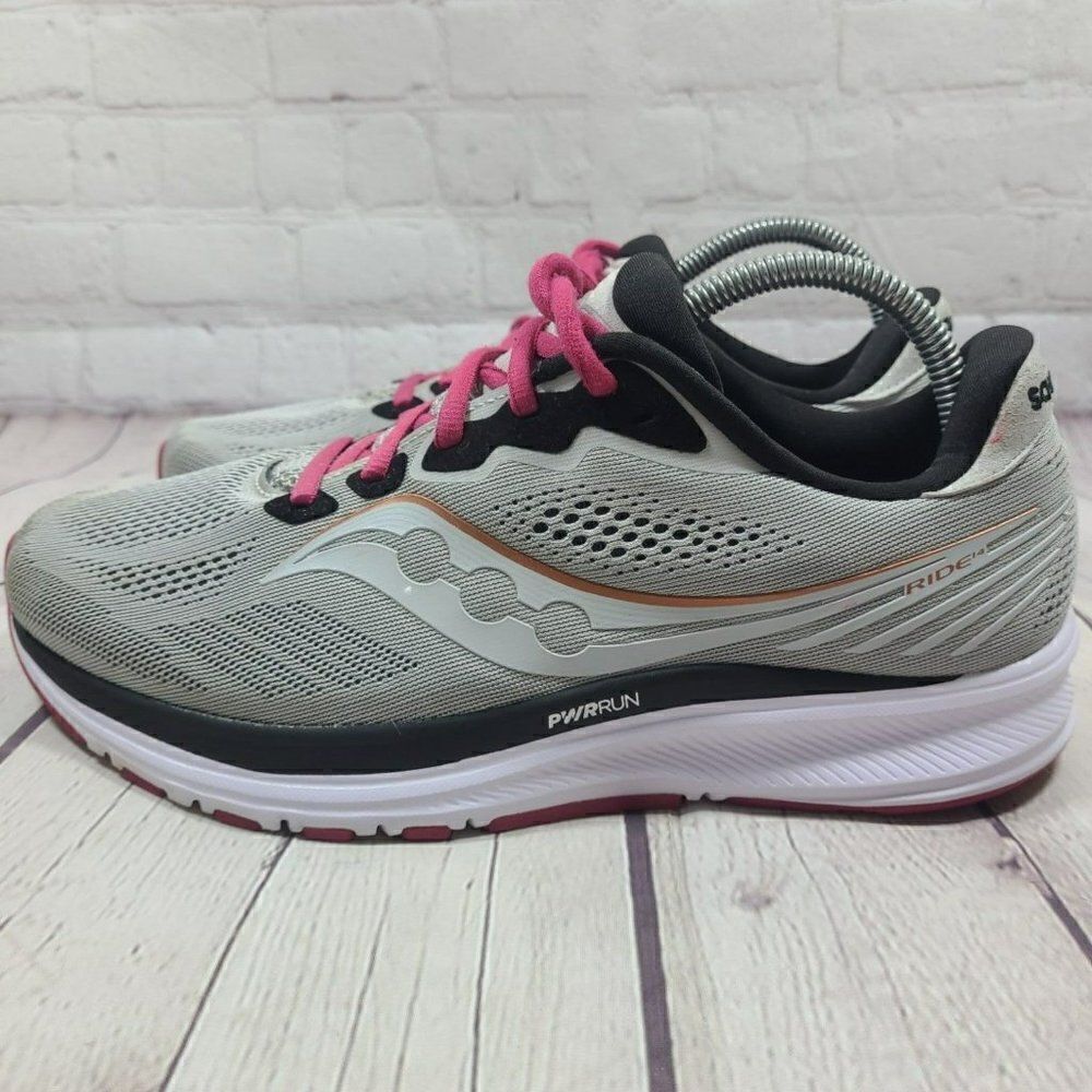 Saucony Ride 14 Power Run Athletic Running Shoes Women's Size 9.5